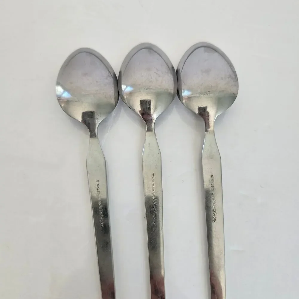 Stanley Roberts Winthrop Soup Spoons Set of 3 WM Dalton Japan Stainless Steel